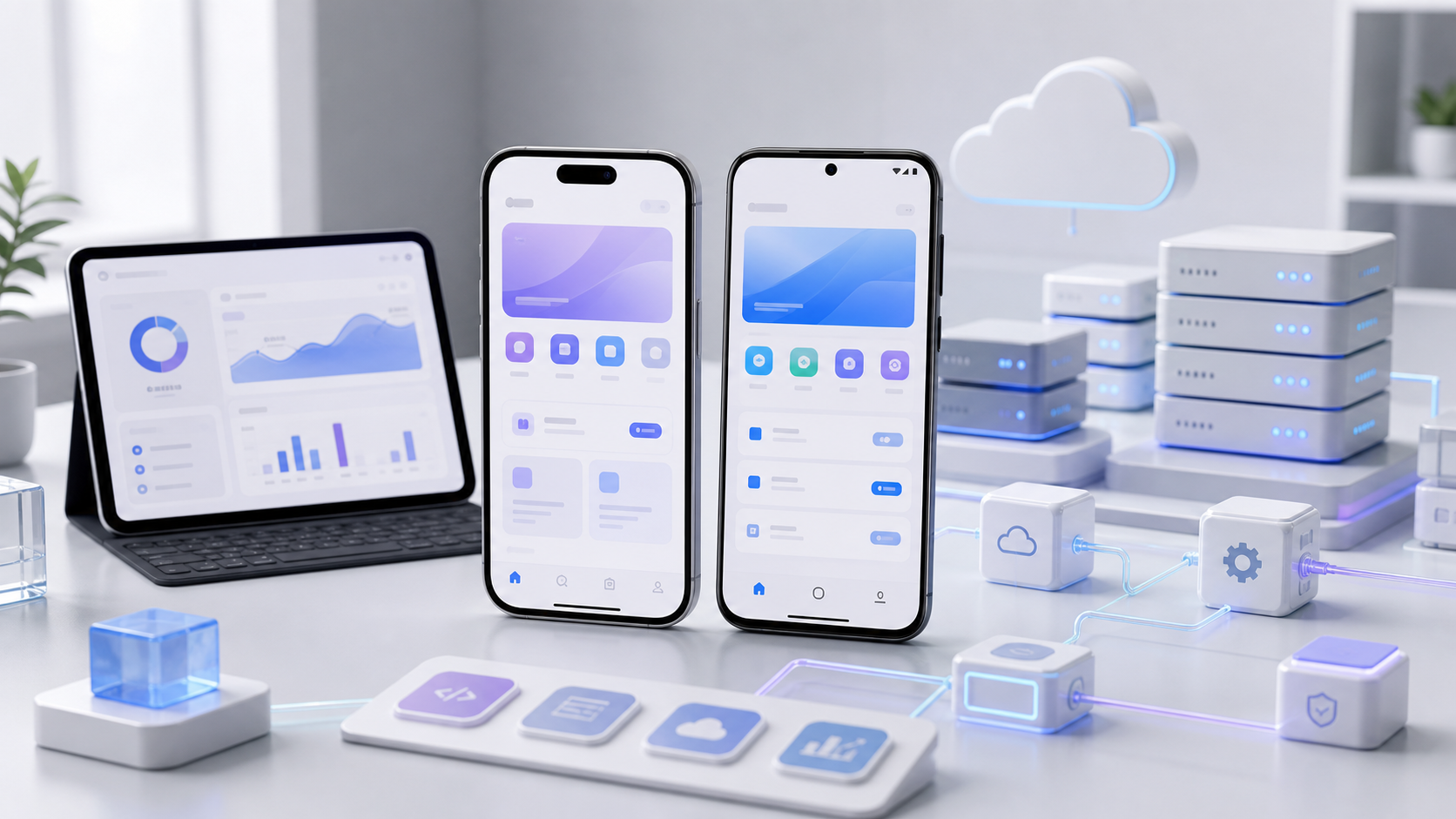 定制型 APP 双端开发方案场景图